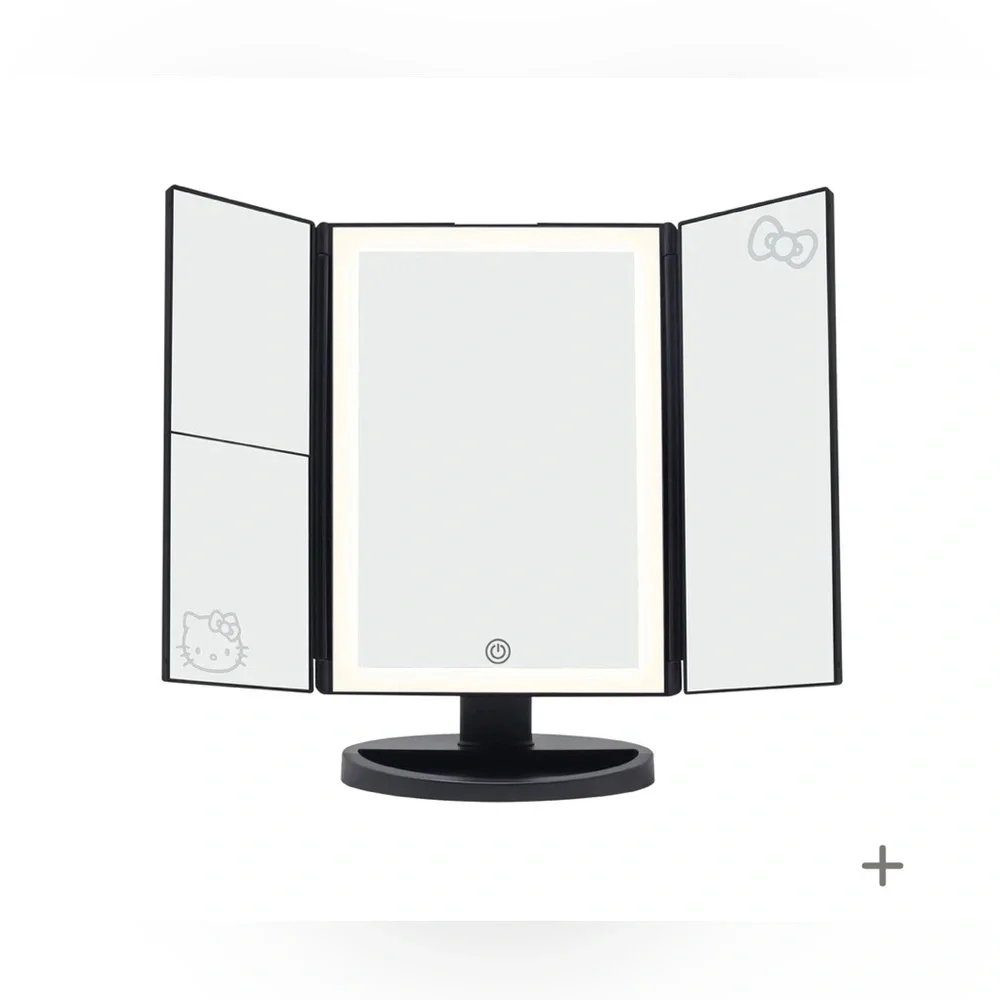 NEW Hello Kitty LIMITED EDITION Supercute LED Trifold Makeup Mirror
